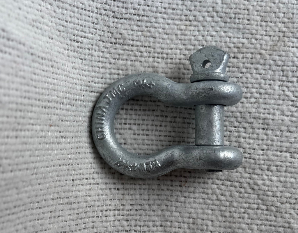 3/4" Galvanized Rigging Clevis w/ Removable Pin