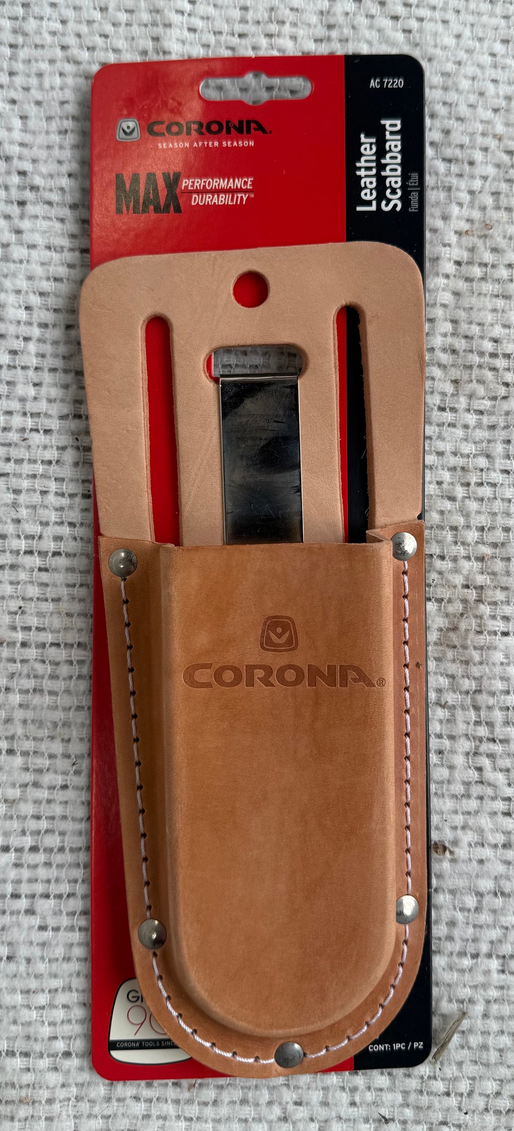 Leather Scabbard for Hand Pruners and Folding Saws