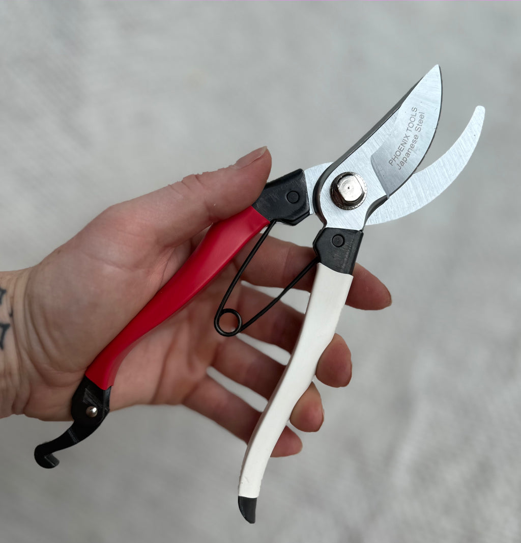 Red & White 3/4" Hand Pruner